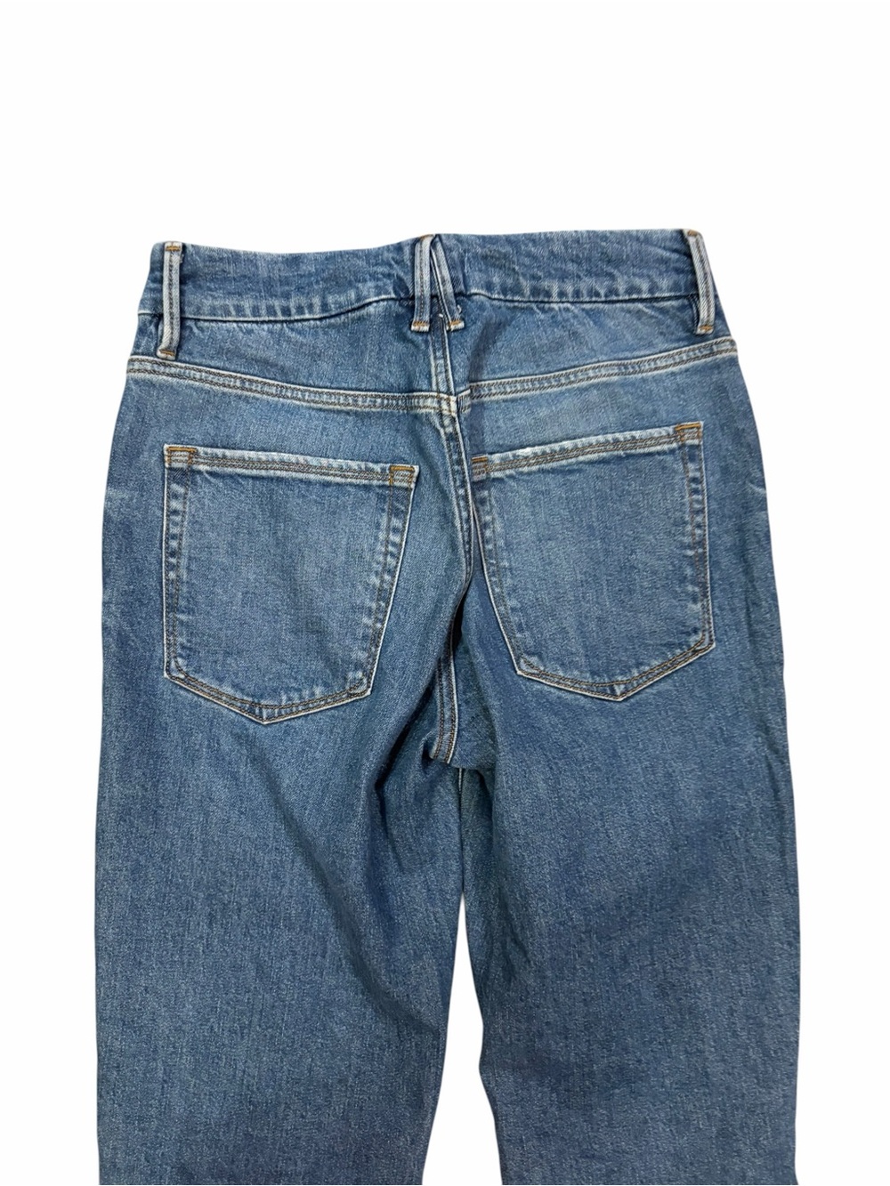 GOOD AMERICAN Ripped Knee High Waist Jeans - Picture 4 of 6